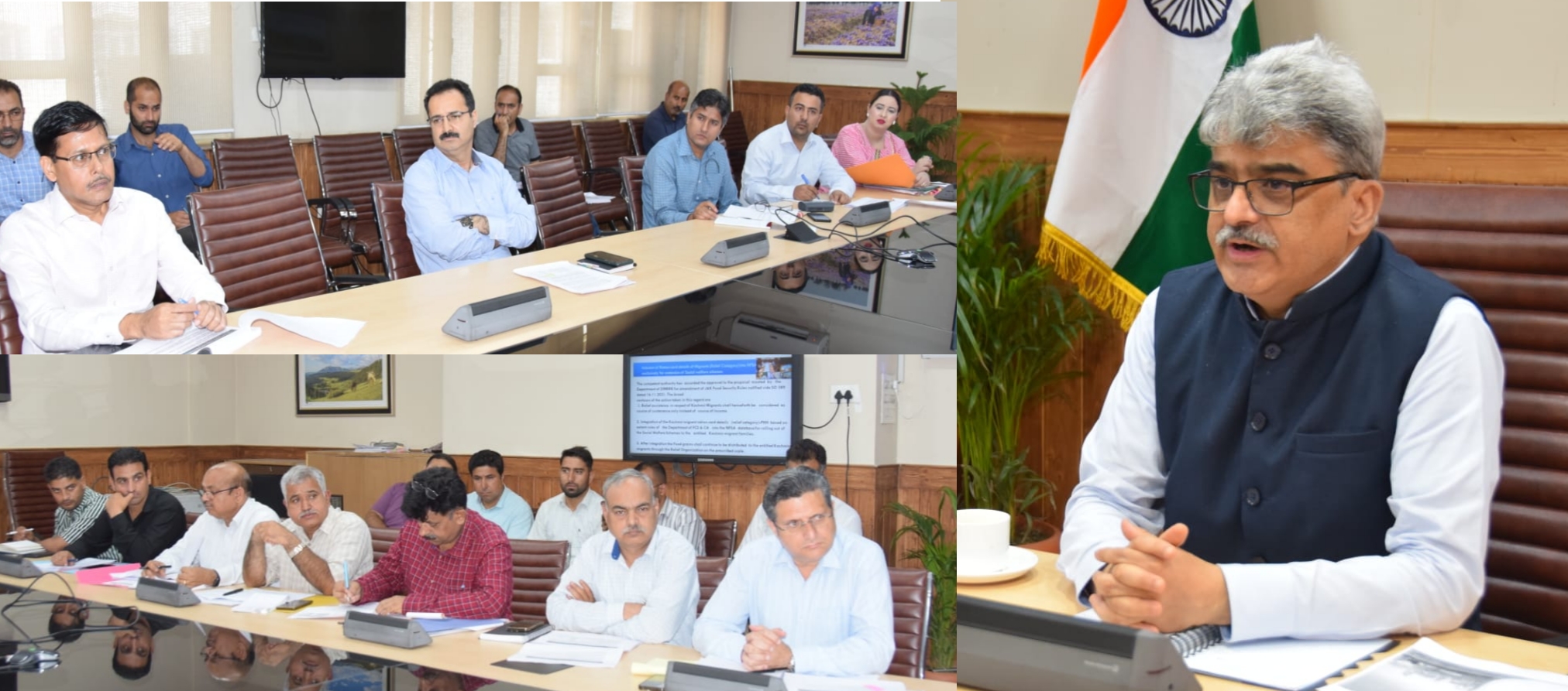 CS takes stock of physical status of transit accommodations in Kashmir